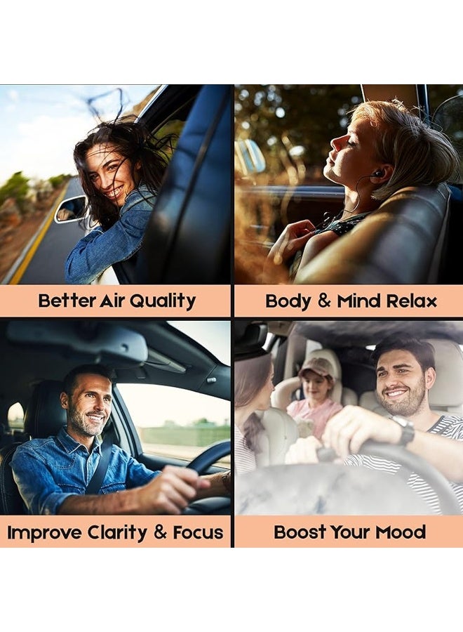 ساميلي معطر جو جل كريستالي بارد للسيارة - رائحة تدوم طويلاً، تصميم مانع للتسرب، للاستخدام في حامل الأكواب أو لوحة القيادة، برائحة الفراولة المنعشة لسيارات الدفع الرباعي والسيدان Y-001 - Image 3